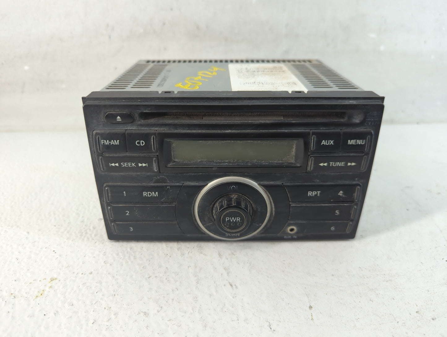 2010-2012 Nissan Versa Radio AM FM Cd Player Receiver Replacement Fits Fits 2010 2011 2012 OEM Used Auto Parts - Oemusedauto