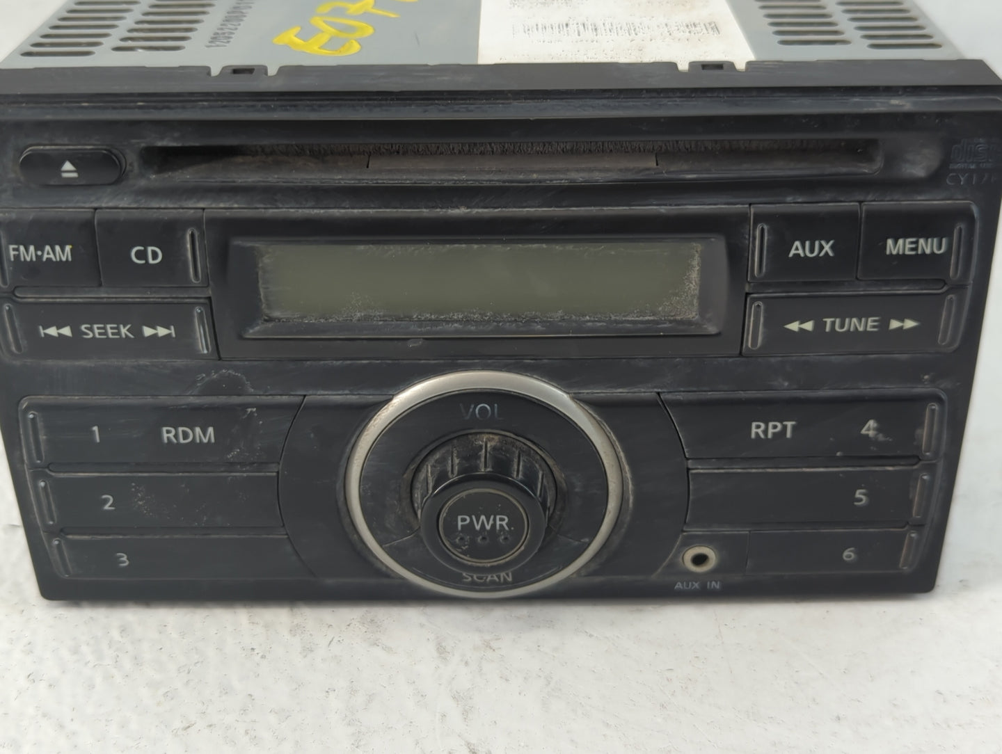 2010-2012 Nissan Versa Radio AM FM Cd Player Receiver Replacement Fits Fits 2010 2011 2012 OEM Used Auto Parts - Oemusedauto