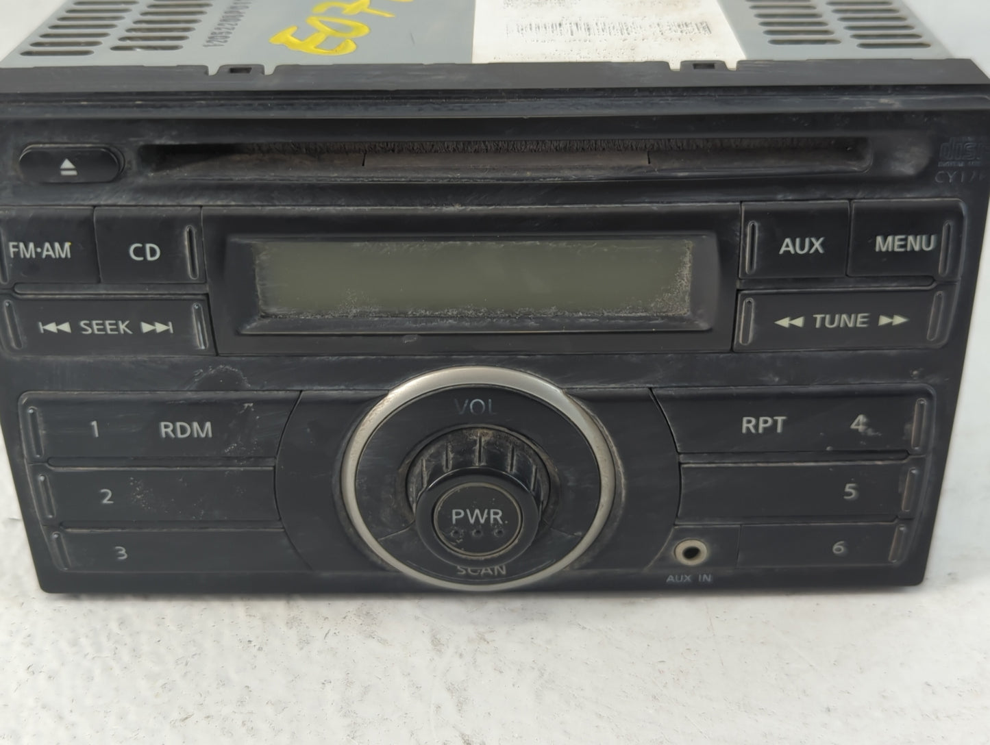 2010-2012 Nissan Versa Radio AM FM Cd Player Receiver Replacement Fits Fits 2010 2011 2012 OEM Used Auto Parts - Oemusedauto
