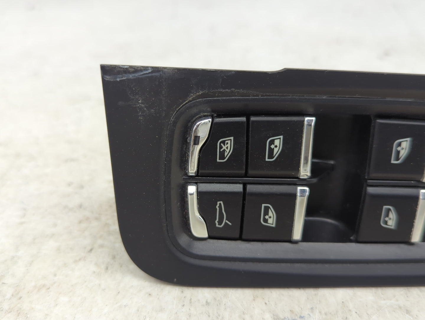 2011-2012 Porsche Cayenne Master Power Window Switch Replacement Driver Side Left Fits Fits 2011 2012 OEM Used Auto Parts - 