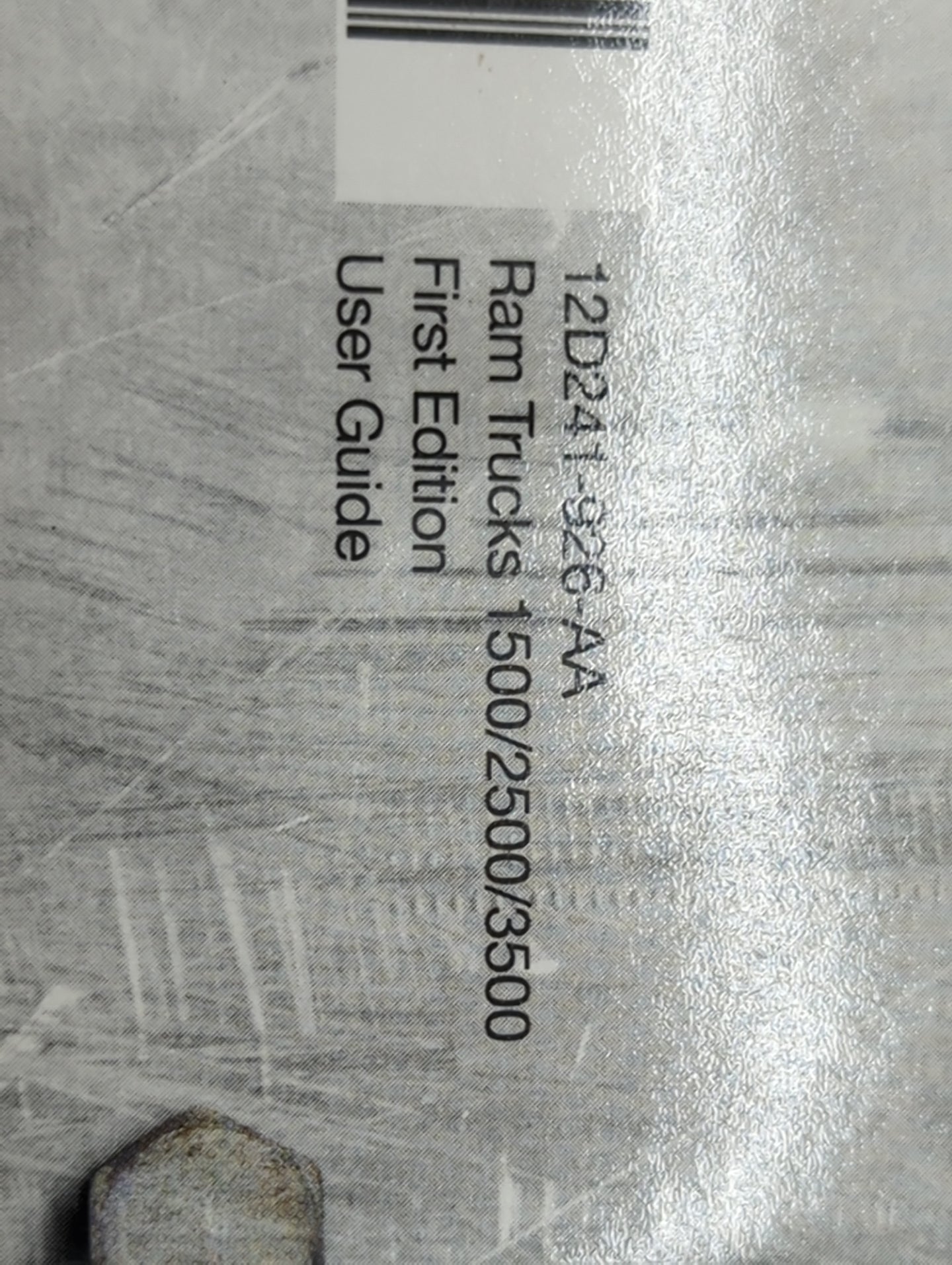 2012 Ram 1500 Owners Manual Book Guide P/N:12D241-926-AA 12D241-426-AA OEM Used Auto Parts - Oemusedautoparts1.com