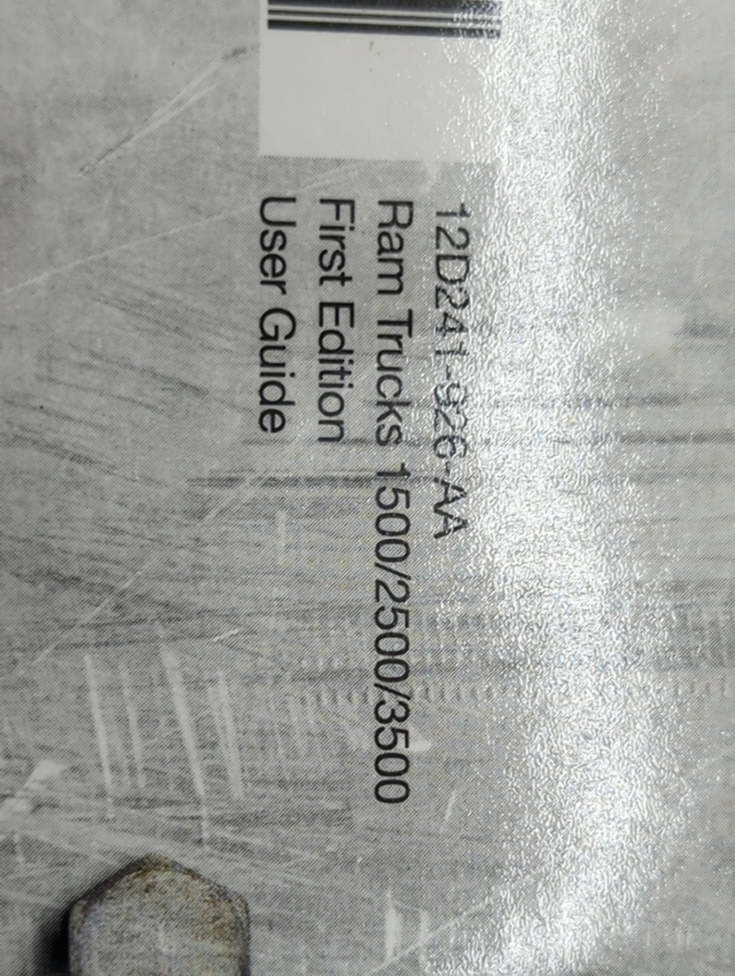 2012 Ram 1500 Owners Manual Book Guide P/N:12D241-926-AA 12D241-426-AA OEM Used Auto Parts - Oemusedautoparts1.com