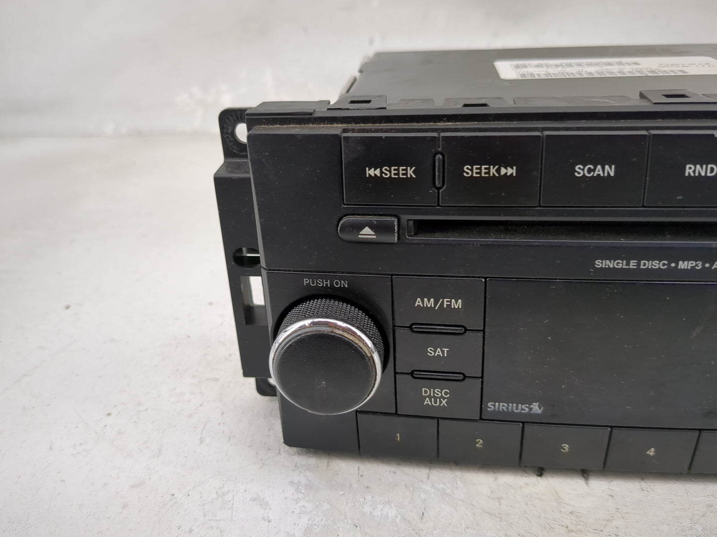2012 Ram 1500 Radio AM FM Cd Player Receiver Replacement P/N:P05091164AB P05091164AB Fits OEM Used Auto Parts - Oemusedautop