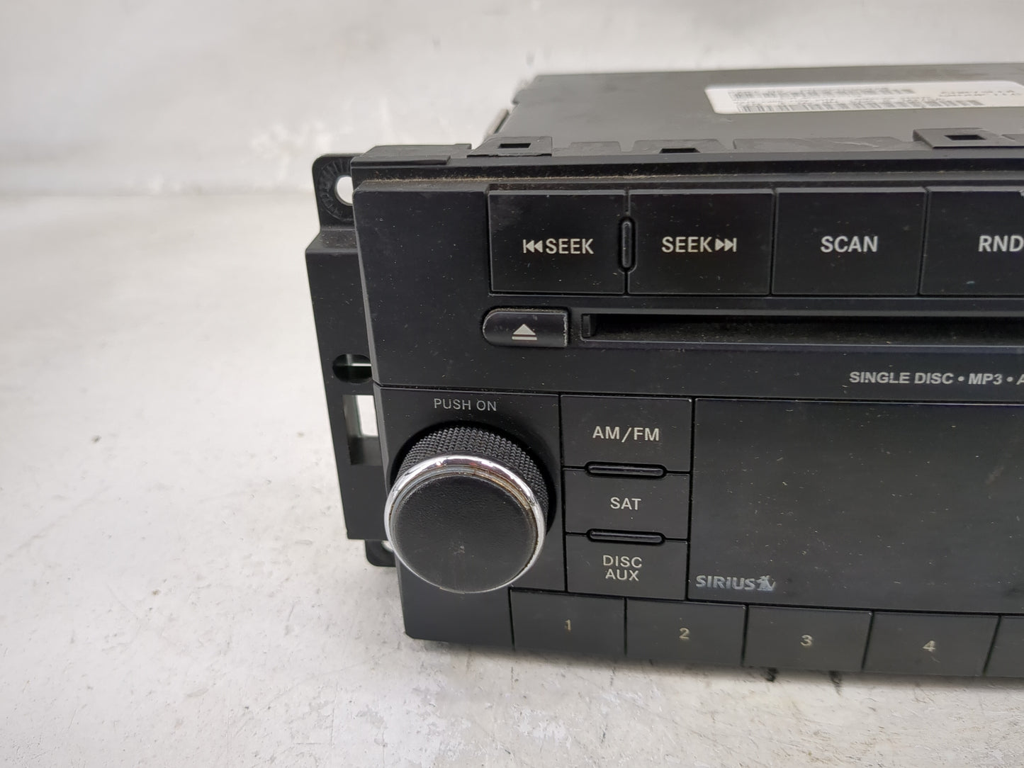 2012 Ram 1500 Radio AM FM Cd Player Receiver Replacement P/N:P05091164AB P05091164AB Fits OEM Used Auto Parts - Oemusedautop