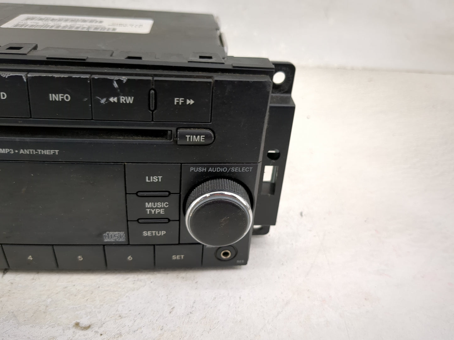2012 Ram 1500 Radio AM FM Cd Player Receiver Replacement P/N:P05091164AB P05091164AB Fits OEM Used Auto Parts - Oemusedautop