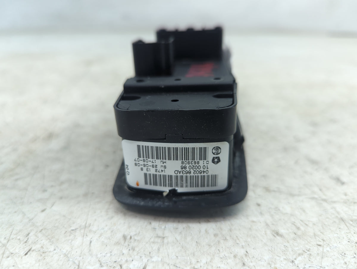 2012 Ram 1500 Master Power Window Switch Replacement Driver Side Left P/N:04602863AD Fits OEM Used Auto Parts - Oemusedautop
