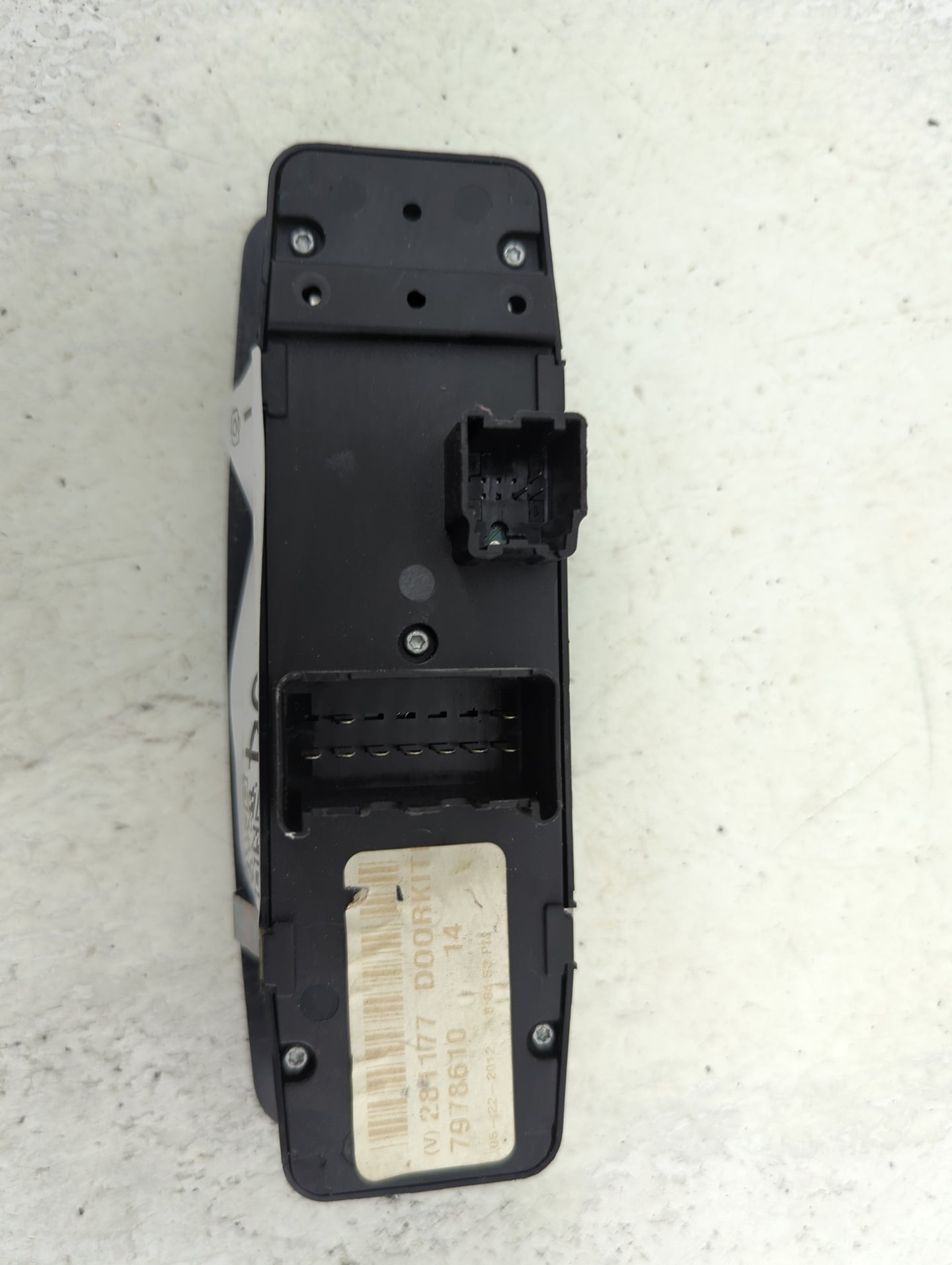 2012 Ram 1500 Master Power Window Switch Replacement Driver Side Left P/N:7978610 281177 Fits OEM Used Auto Parts - Oemuseda