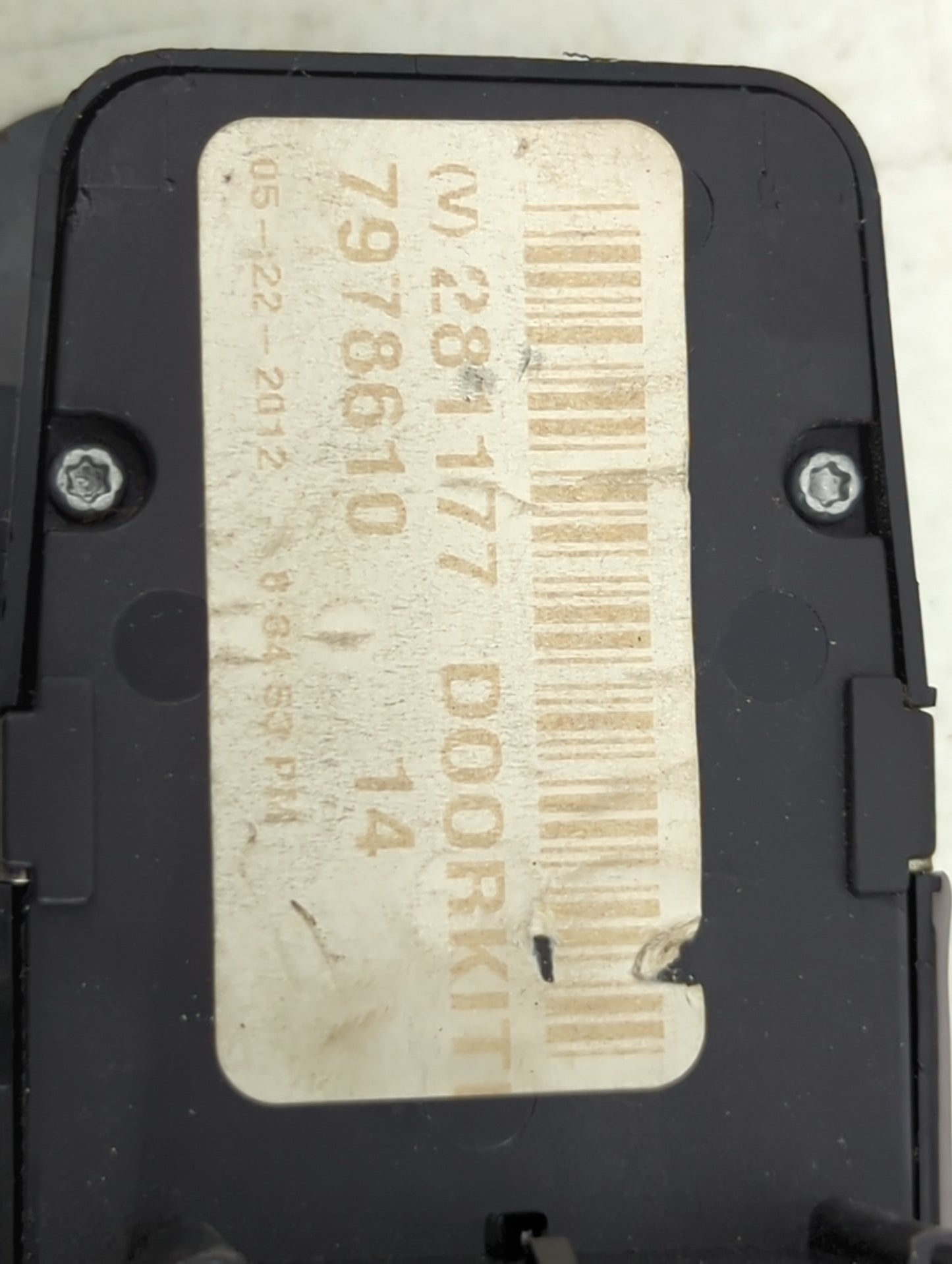 2012 Ram 1500 Master Power Window Switch Replacement Driver Side Left P/N:7978610 281177 Fits OEM Used Auto Parts - Oemuseda