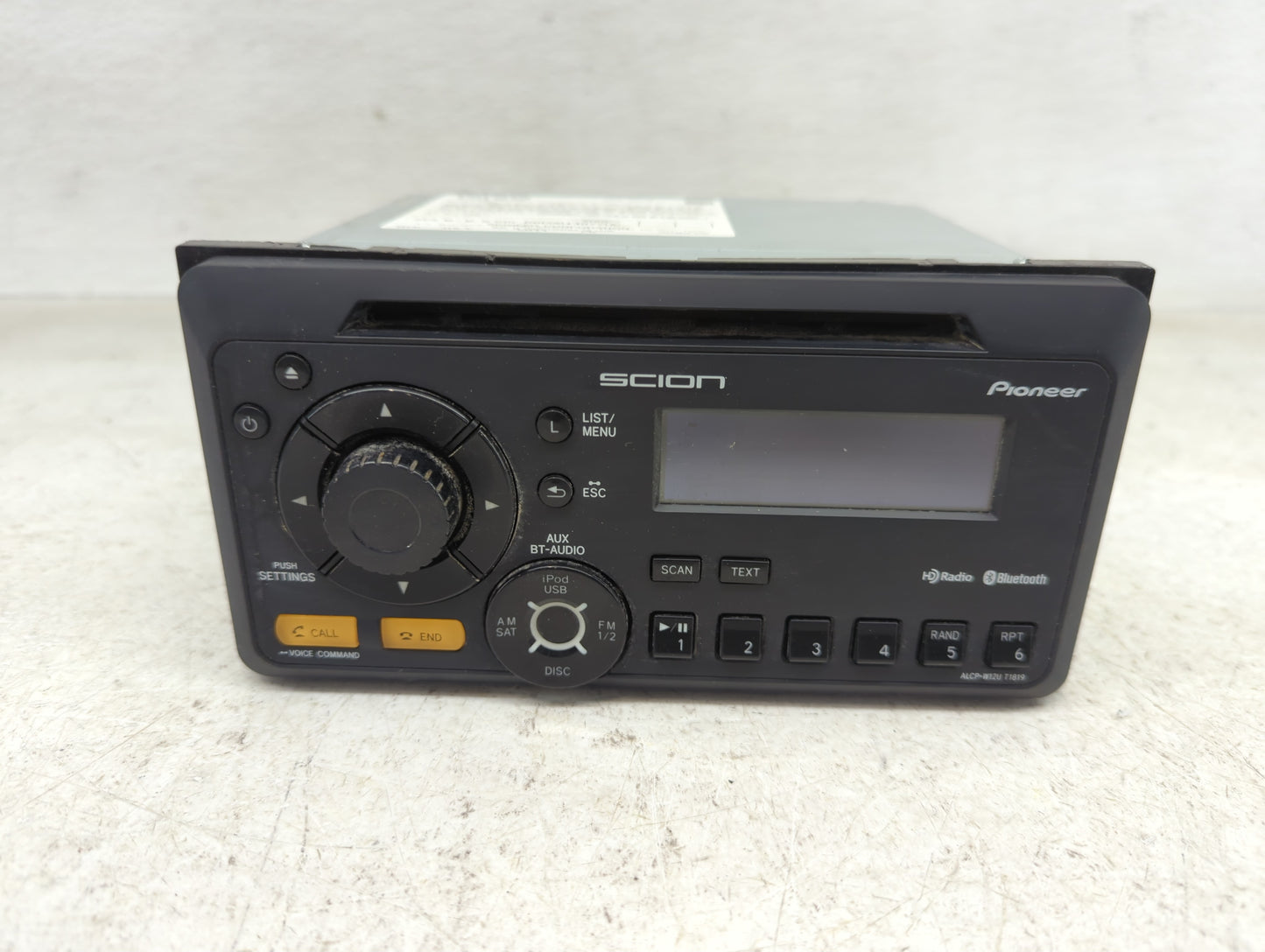 2011-2014 Scion Tc Radio AM FM Cd Player Receiver Replacement P/N:PT546-00120 Fits Fits 2011 2012 2013 2014 OEM Used Auto Pa