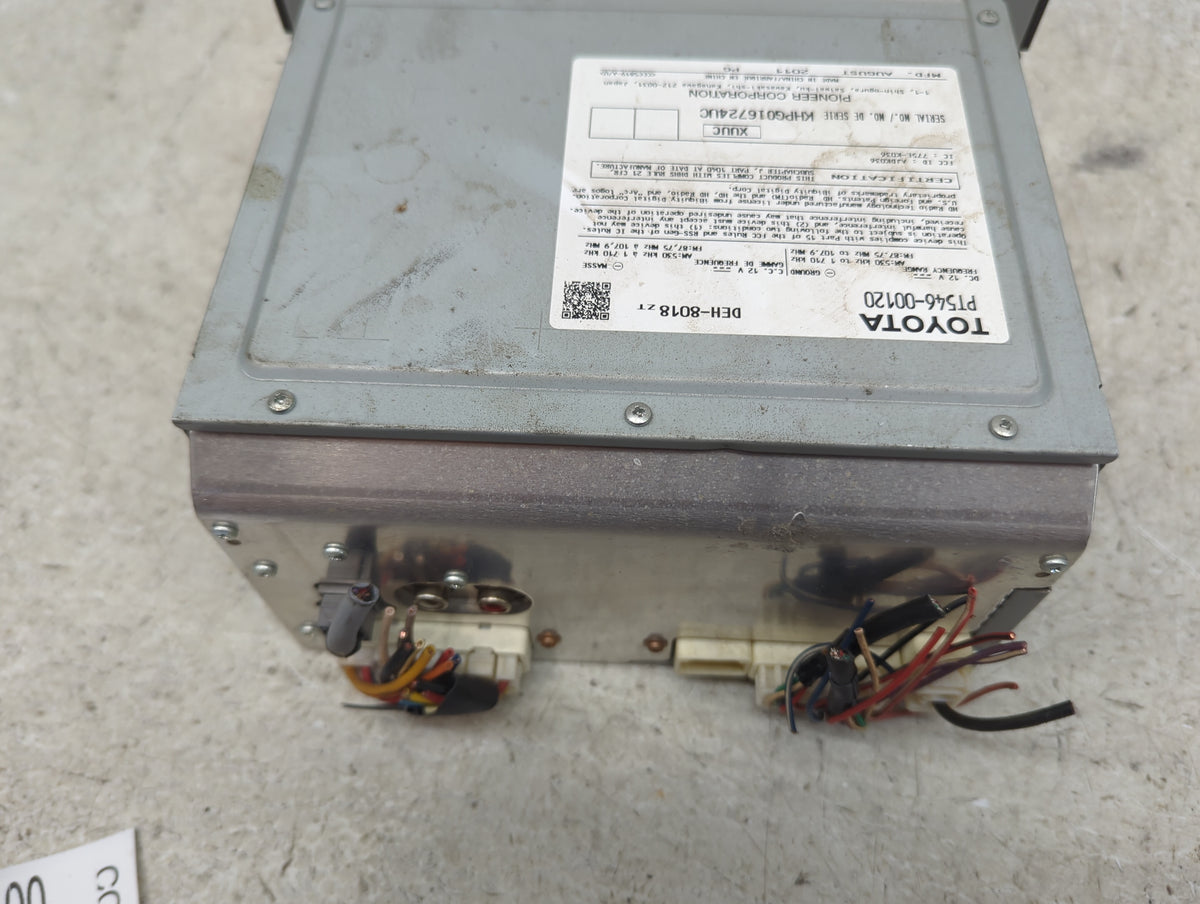2011-2014 Scion Tc Radio AM FM Cd Player Receiver Replacement P/N:PT546-00120 DEH-8018ZT Fits Fits 2011 2012 2013 2014 OEM U