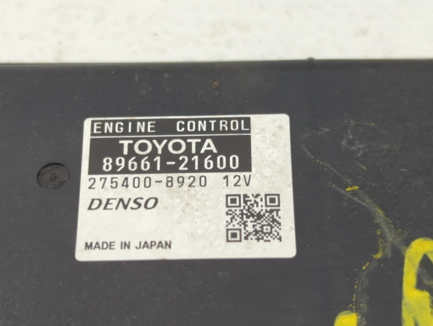 2011-2012 Scion Tc PCM Engine Control Computer ECU ECM PCU OEM P/N:89661-21530 89661-21600 Fits Fits 2011 2012 OEM Used Auto