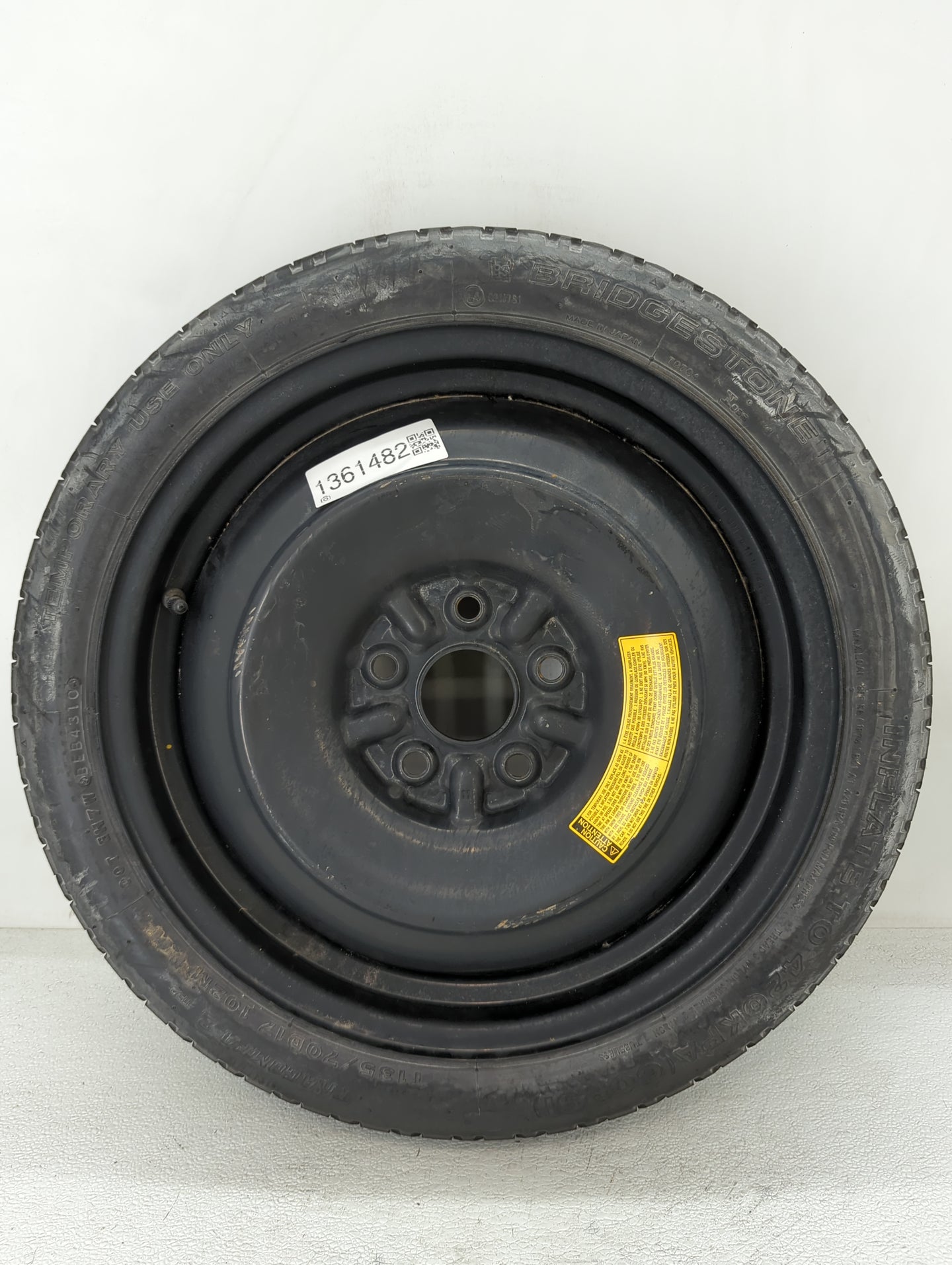 2008-2015 Scion Xb Spare Donut Tire Wheel Rim Oem - Oemusedautoparts1.com