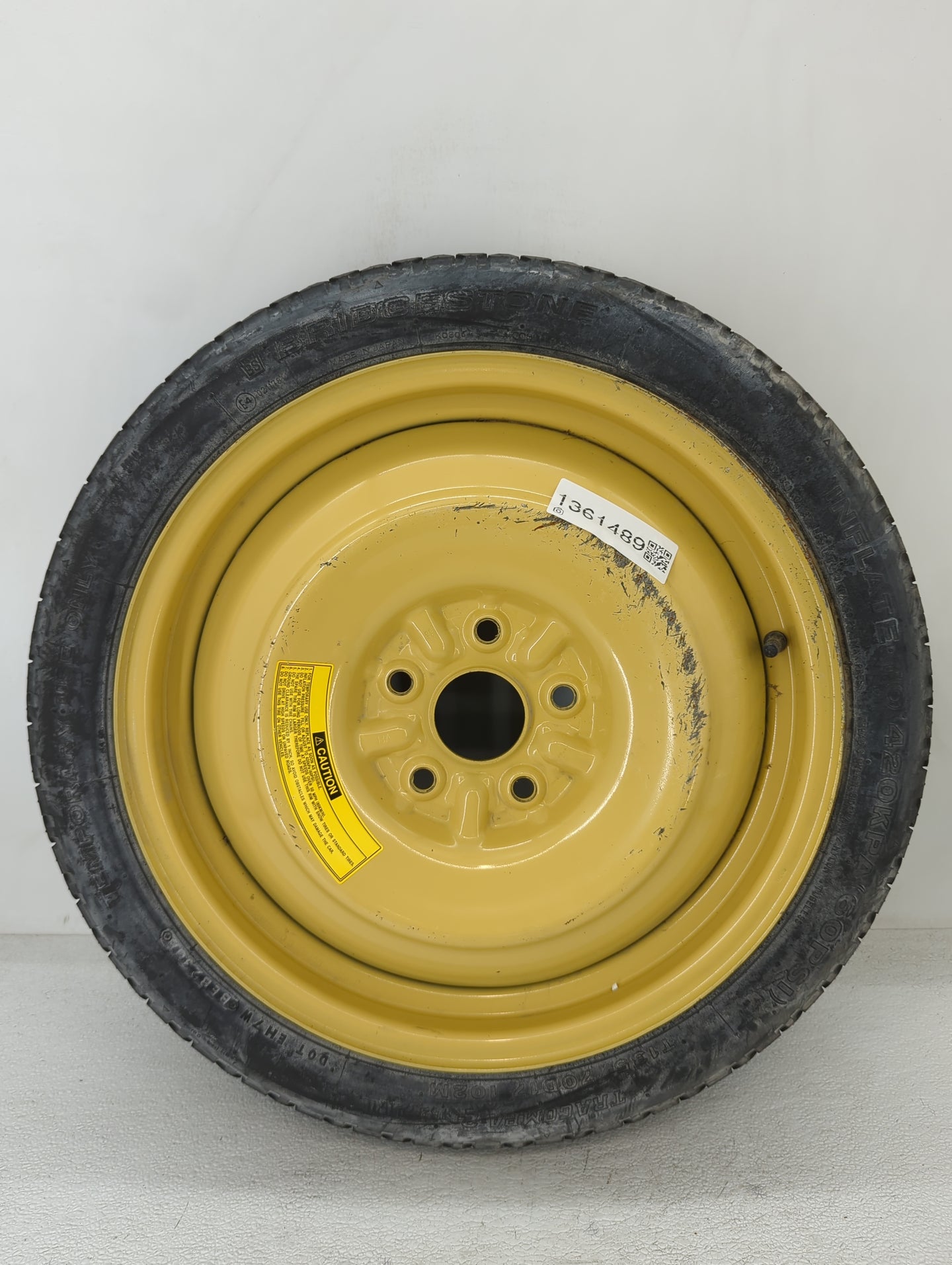 2008-2015 Scion Xb Spare Donut Tire Wheel Rim Oem - Oemusedautoparts1.com