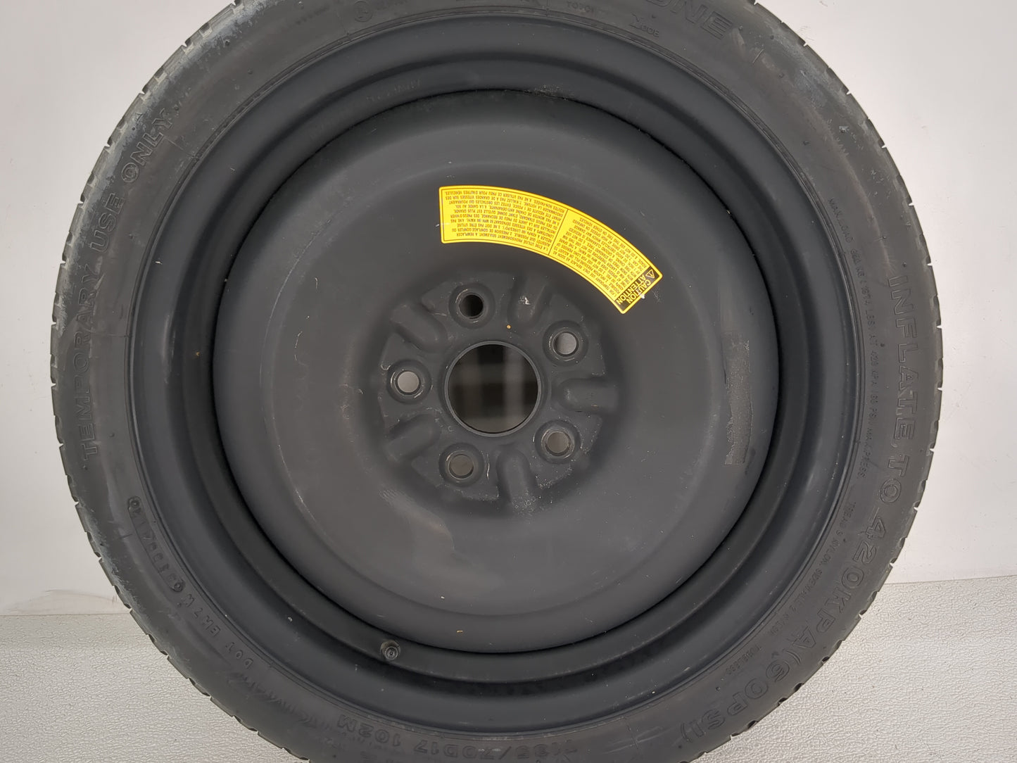 2008-2015 Scion Xb Spare Donut Tire Wheel Rim Oem 1455270 - Oemusedautoparts1.com