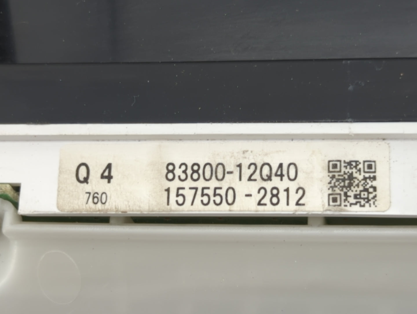 2012 Scion Xb Instrument Cluster Speedometer Gauges P/N:83800-12Q40 157550-2812 Miles: Fits OEM Used Auto Parts - Oemusedaut