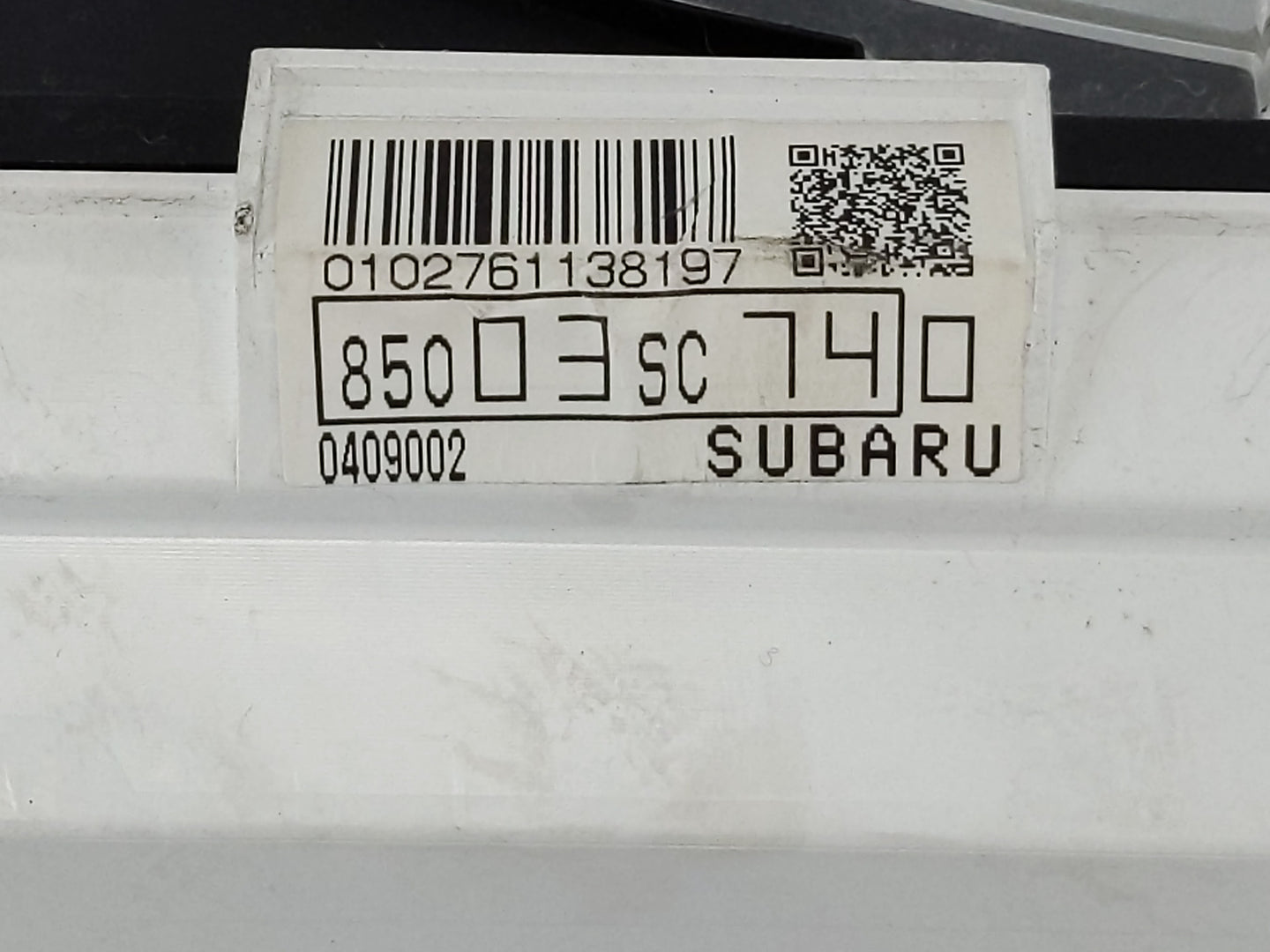 2012 Subaru Forester Instrument Cluster Speedometer Gauges P/N:8503SC740 Fits OEM Used Auto Parts - Oemusedautoparts1.com
