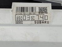 2012 Subaru Forester Instrument Cluster Speedometer Gauges P/N:8503SC740 Fits OEM Used Auto Parts - Oemusedautoparts1.com