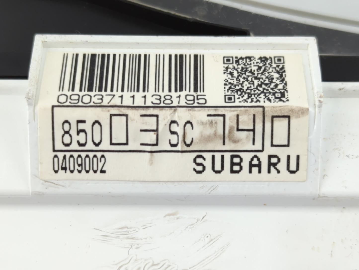 2012 Subaru Forester Instrument Cluster Speedometer Gauges P/N:85003SC740 Fits OEM Used Auto Parts - Oemusedautoparts1.com