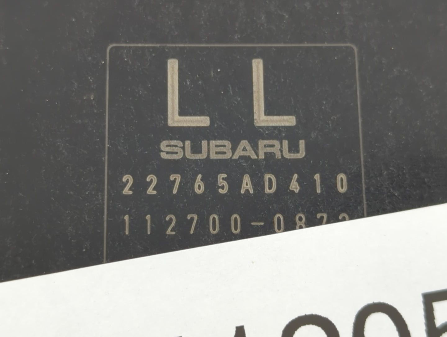 2012 Subaru Forester PCM Engine Control Computer ECU ECM PCU OEM P/N:22765AD410 Fits OEM Used Auto Parts - Oemusedautoparts1