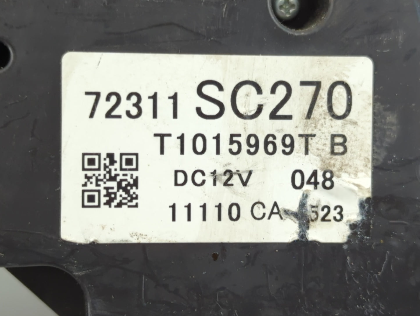 2012 Subaru Forester Climate Control Module Temperature AC/Heater Replacement P/N:72311SC270 Fits OEM Used Auto Parts - Oemu