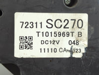 2012 Subaru Forester Climate Control Module Temperature AC/Heater Replacement P/N:72311SC270 Fits OEM Used Auto Parts - Oemu