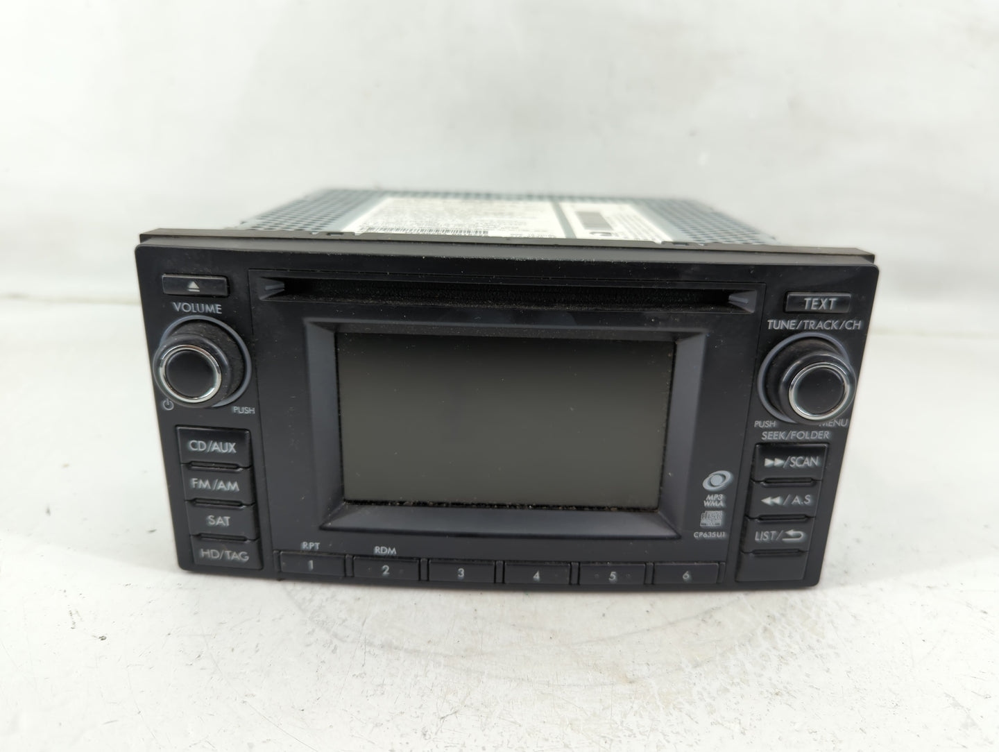 2012 Subaru Forester Radio AM FM Cd Player Receiver Replacement P/N:86201SC630 Fits OEM Used Auto Parts - Oemusedautoparts1.