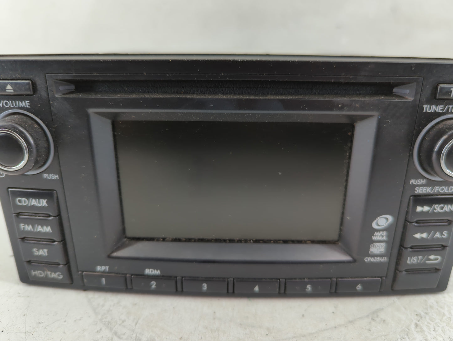 2012 Subaru Forester Radio AM FM Cd Player Receiver Replacement P/N:86201SC630 Fits OEM Used Auto Parts - Oemusedautoparts1.
