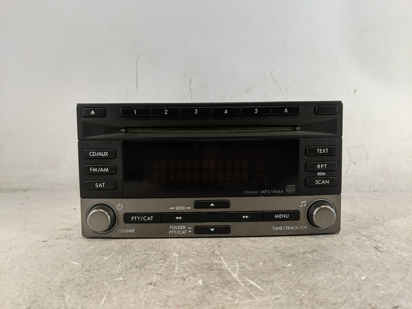 2012 Subaru Forester Radio AM FM Cd Player Receiver Replacement P/N:86201SC630 Fits OEM Used Auto Parts - Oemusedautoparts1.