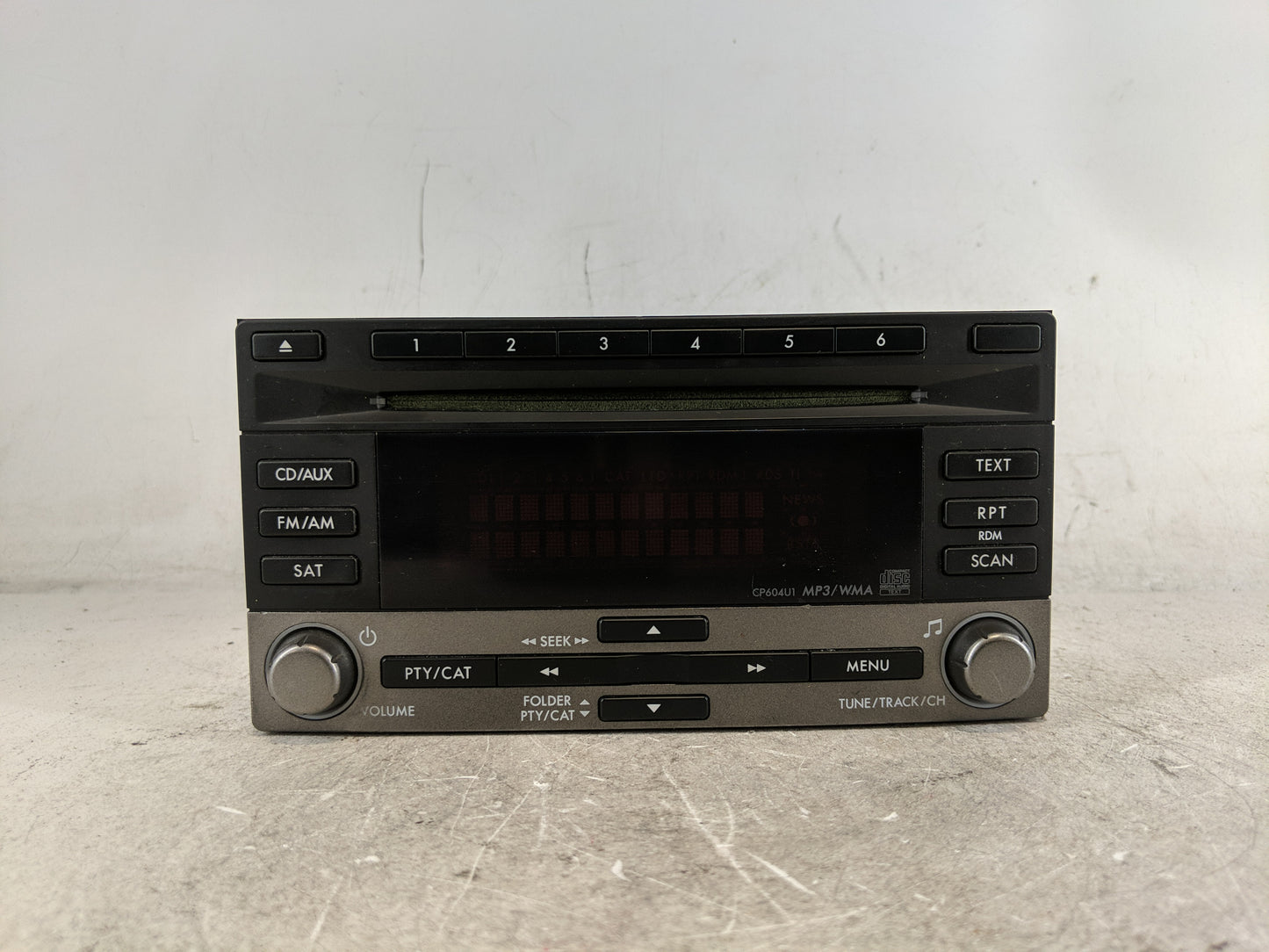 2012 Subaru Forester Radio AM FM Cd Player Receiver Replacement P/N:86201SC630 Fits OEM Used Auto Parts - Oemusedautoparts1.