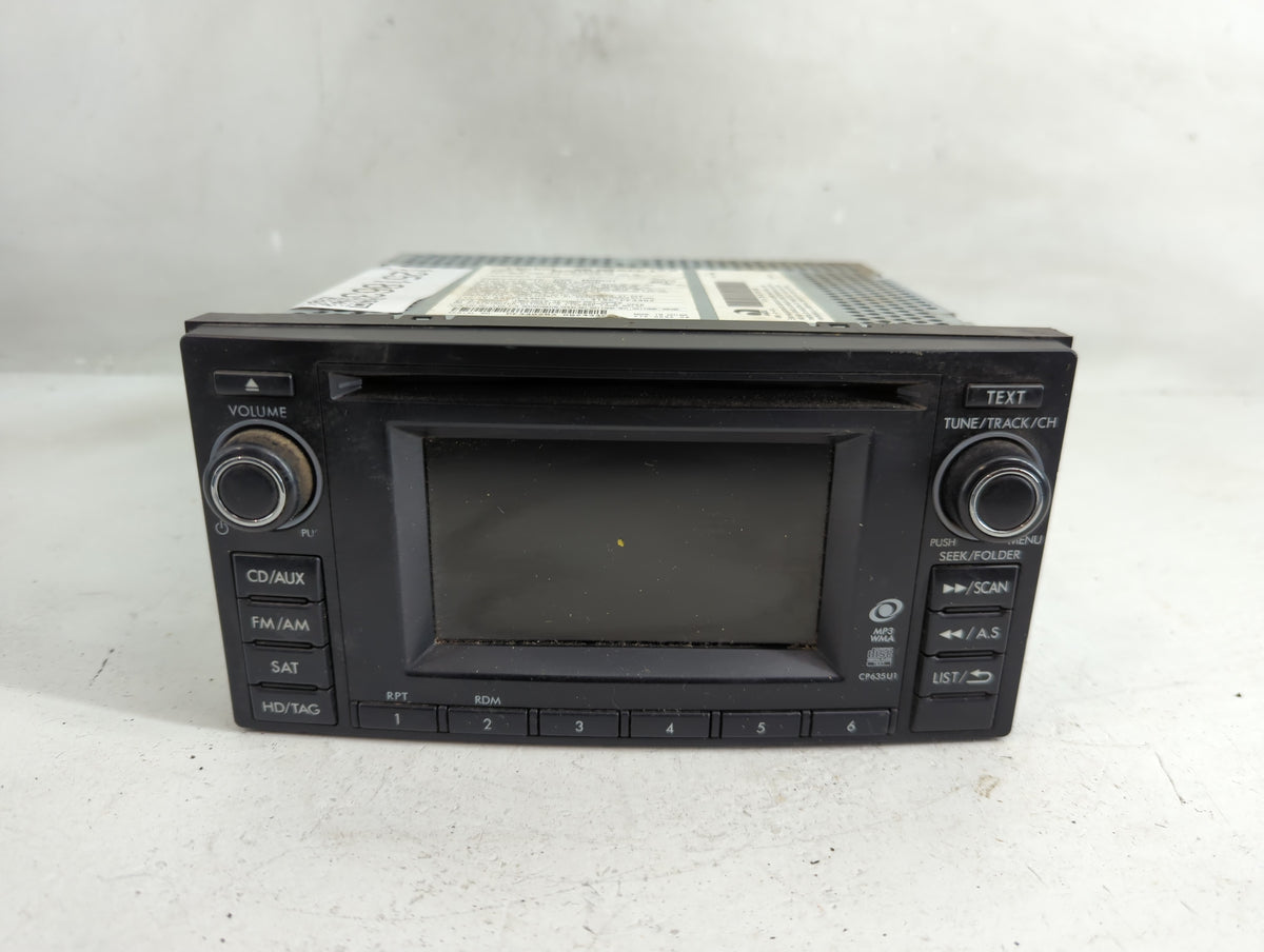 2009-2013 Subaru Forester Radio AM FM Cd Player Receiver Replacement P/N:86201SC630 Fits Fits 2009 2010 2011 2012 2013 OEM U