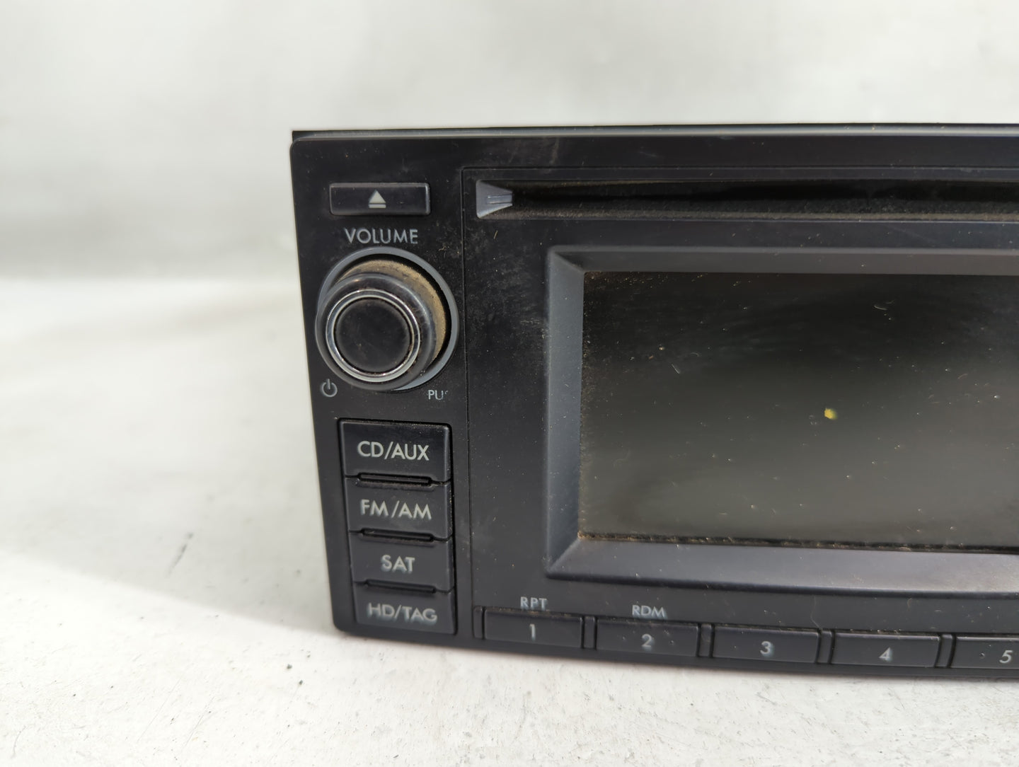 2012 Subaru Forester Radio AM FM Cd Player Receiver Replacement P/N:86201SC630 Fits OEM Used Auto Parts - Oemusedautoparts1.