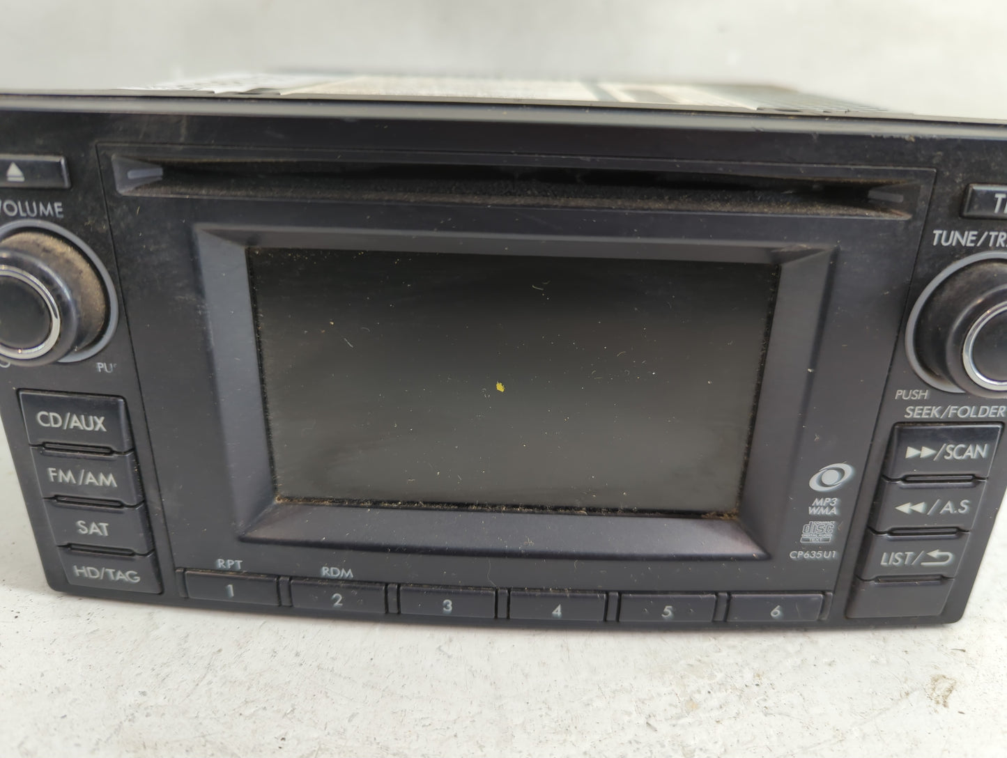 2012 Subaru Forester Radio AM FM Cd Player Receiver Replacement P/N:86201SC630 Fits OEM Used Auto Parts - Oemusedautoparts1.