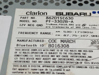 2009-2013 Subaru Forester Radio AM FM Cd Player Receiver Replacement P/N:86201SC630 Fits Fits 2009 2010 2011 2012 2013 OEM U