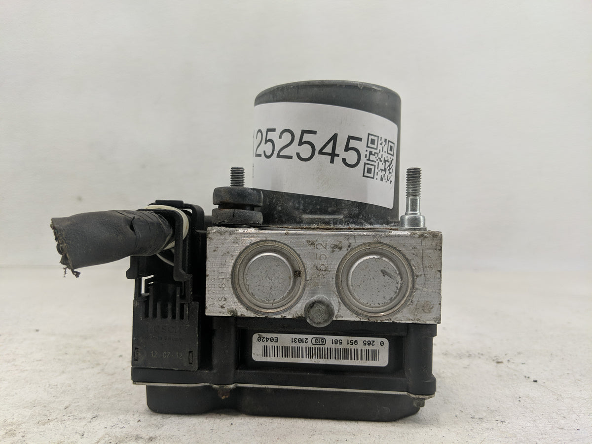 2012 Subaru Forester Anti-Lock Brake ABS Pump Module Actuator OEM P/N:0 265 951 581 Fits OEM Used Auto Parts - Oemusedautopa