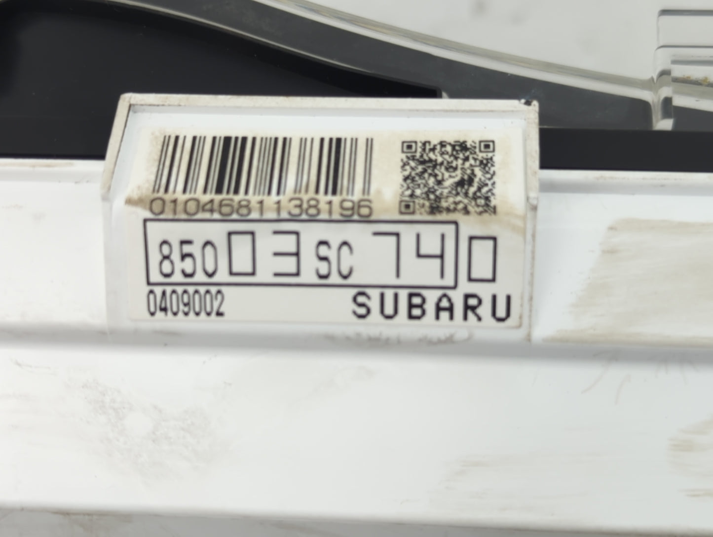 2012 Subaru Forester Instrument Cluster Speedometer Gauges P/N:85003SC740 Fits OEM Used Auto Parts - Oemusedautoparts1.com