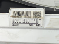2012 Subaru Forester Instrument Cluster Speedometer Gauges P/N:85003SC740 Fits OEM Used Auto Parts - Oemusedautoparts1.com