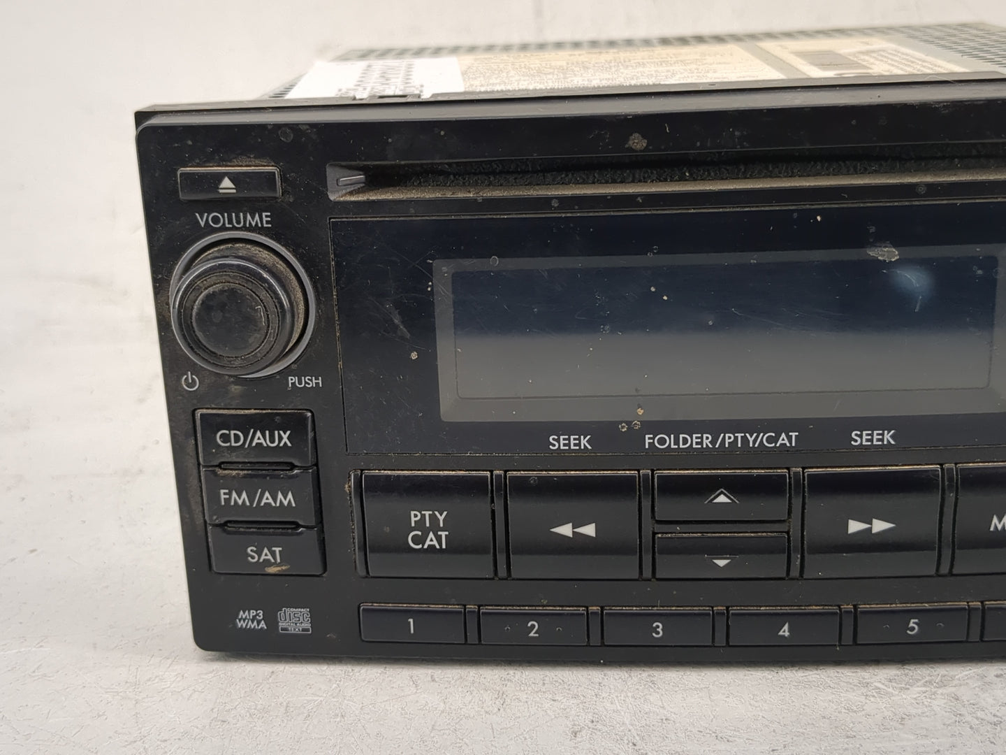 2012 Subaru Forester Radio AM FM Cd Player Receiver Replacement P/N:86201SC620 Fits OEM Used Auto Parts - Oemusedautoparts1.