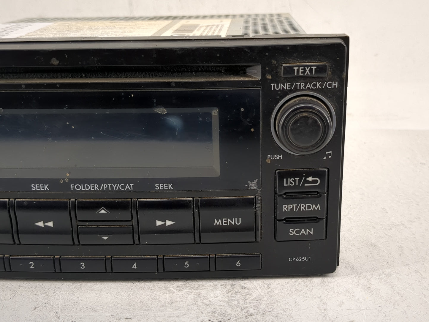 2012 Subaru Forester Radio AM FM Cd Player Receiver Replacement P/N:86201SC620 Fits OEM Used Auto Parts - Oemusedautoparts1.