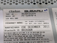 2012 Subaru Forester Radio AM FM Cd Player Receiver Replacement P/N:86201SC620 Fits OEM Used Auto Parts - Oemusedautoparts1.