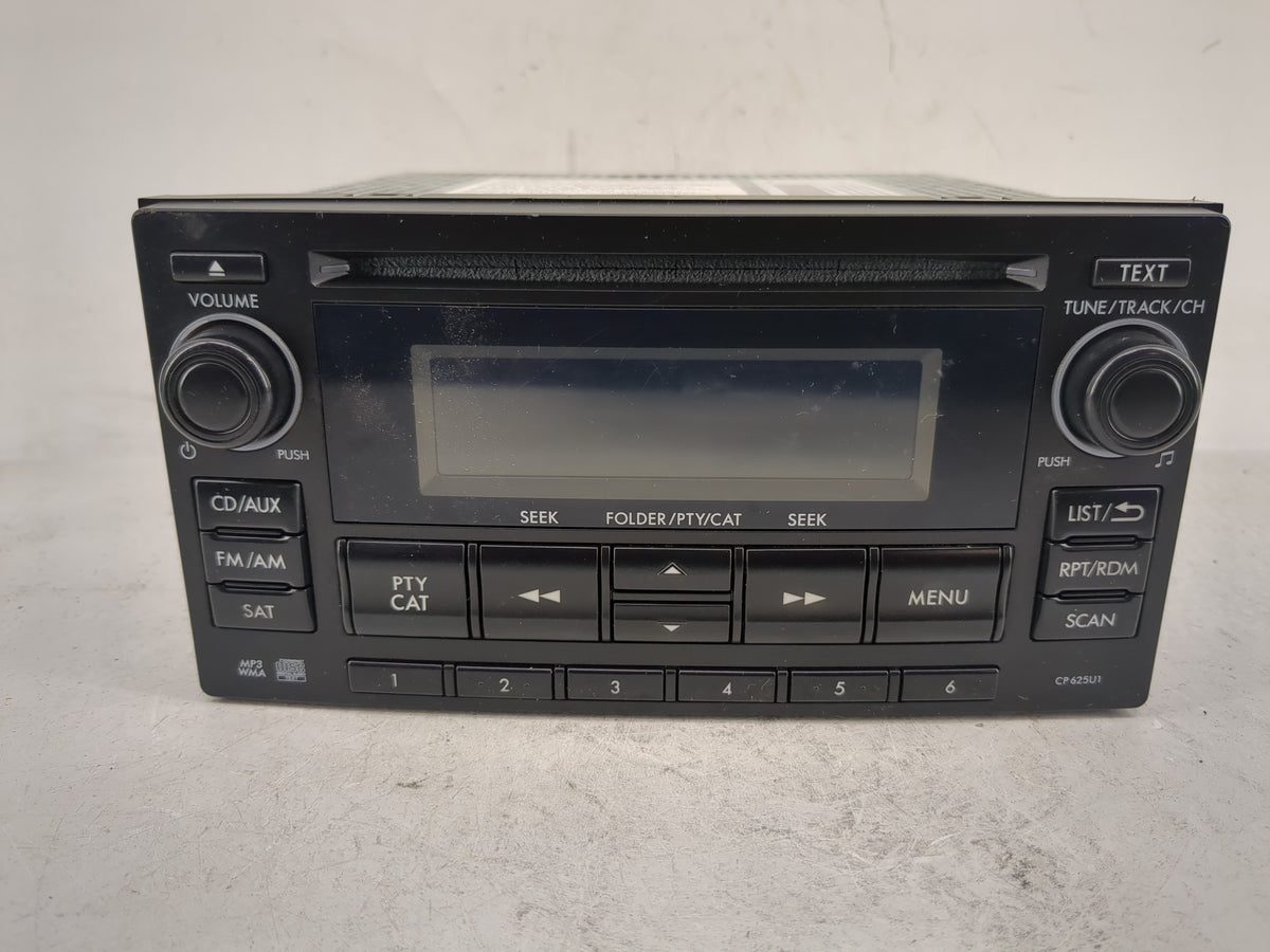 2012 Subaru Forester Radio AM FM Cd Player Receiver Replacement P/N:86201SC620 OEM Used Auto Parts - Oemusedautoparts1.com