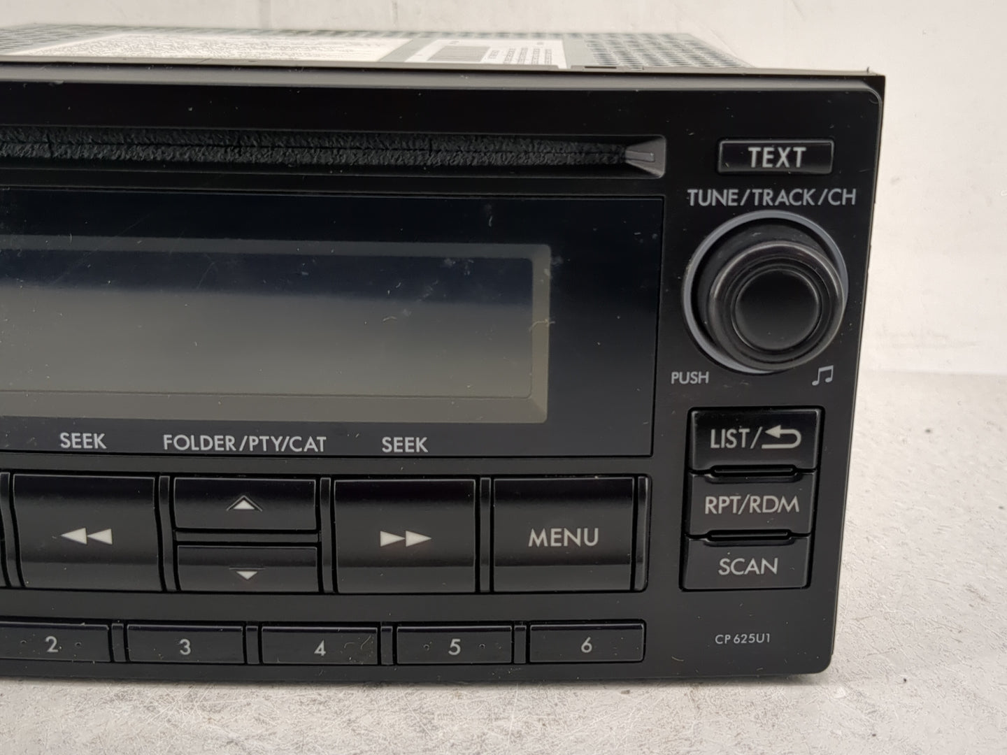 2012 Subaru Forester Radio AM FM Cd Player Receiver Replacement P/N:86201SC620 Fits OEM Used Auto Parts - Oemusedautoparts1.