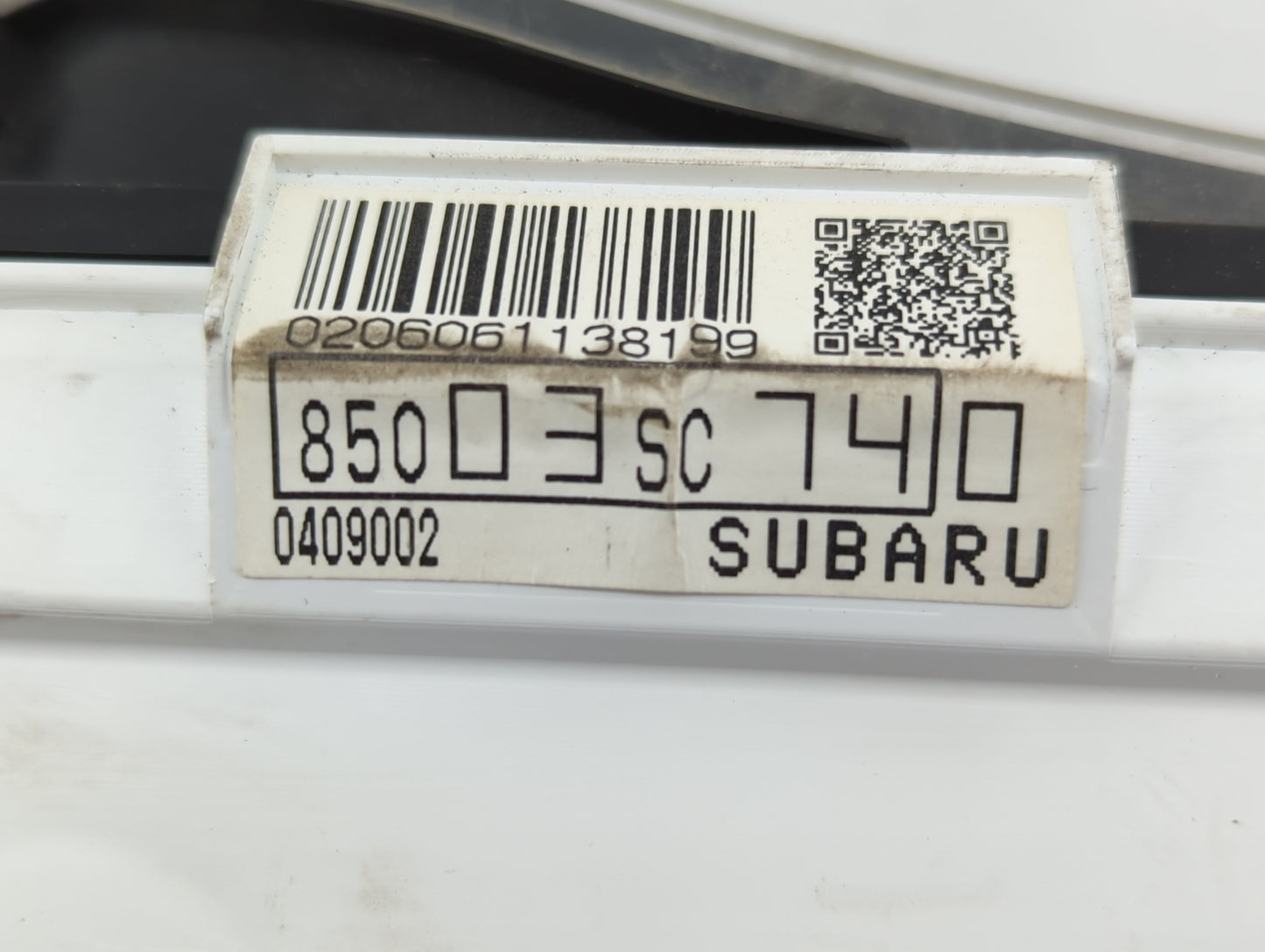 2012 Subaru Forester Instrument Cluster Speedometer Gauges P/N:85003SC740 Fits OEM Used Auto Parts - Oemusedautoparts1.com