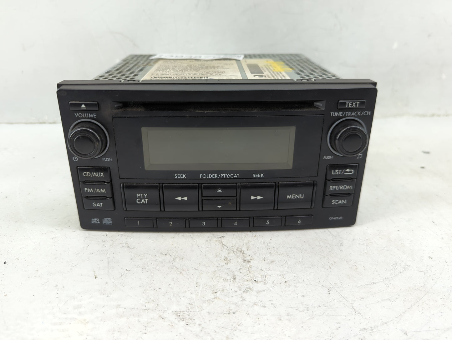 2012 Subaru Forester Radio AM FM Cd Player Receiver Replacement P/N:86201SC620 Fits OEM Used Auto Parts - Oemusedautoparts1.