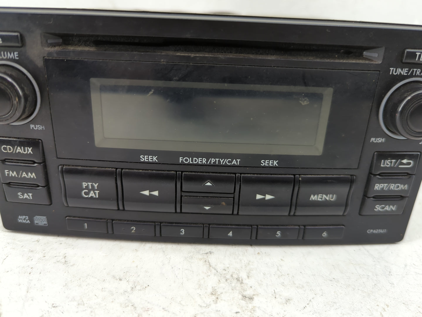 2012 Subaru Forester Radio AM FM Cd Player Receiver Replacement P/N:86201SC620 Fits OEM Used Auto Parts - Oemusedautoparts1.