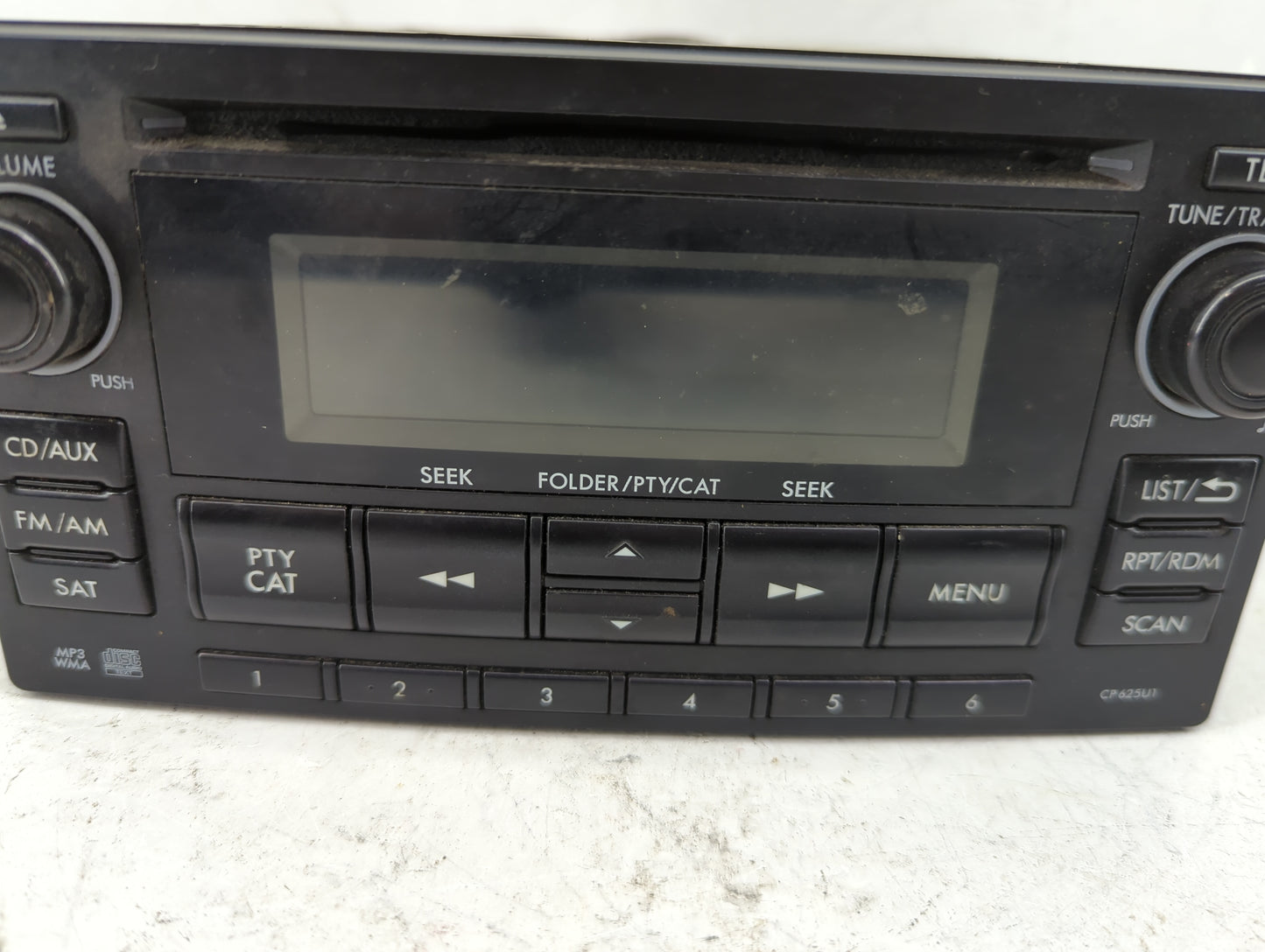 2012 Subaru Forester Radio AM FM Cd Player Receiver Replacement P/N:86201SC620 Fits OEM Used Auto Parts - Oemusedautoparts1.