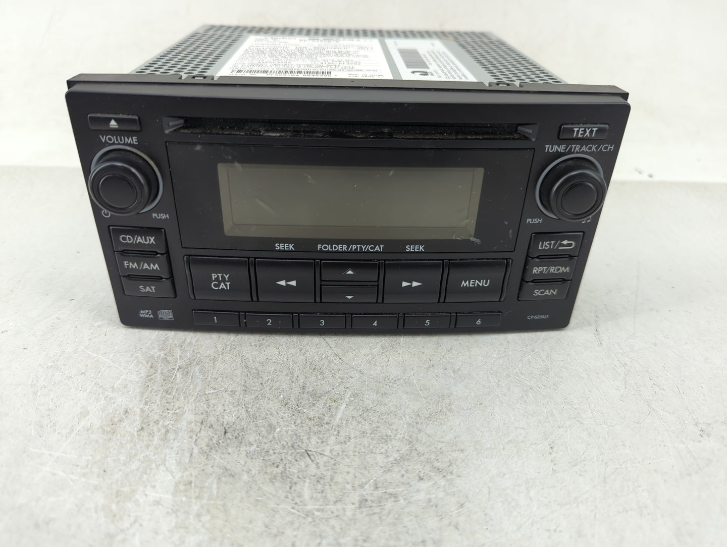 2012 Subaru Forester Radio AM FM Cd Player Receiver Replacement P/N:86201SC620 Fits OEM Used Auto Parts - Oemusedautoparts1.