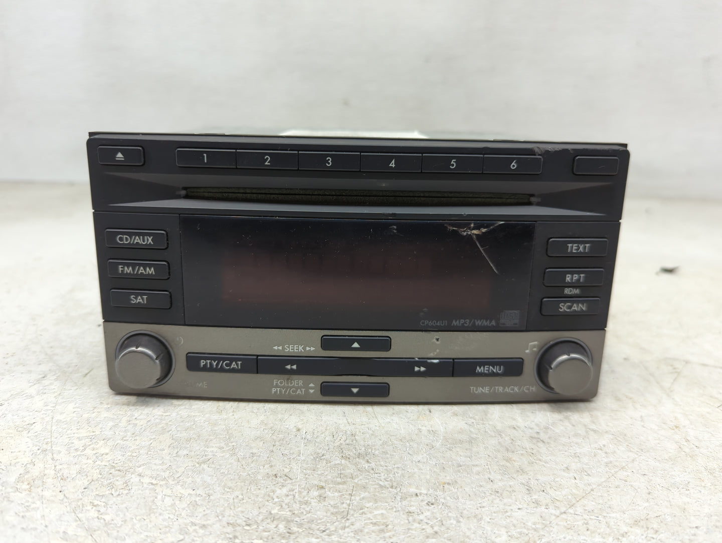 2012 Subaru Forester Radio AM FM Cd Player Receiver Replacement P/N:86201SC601 Fits OEM Used Auto Parts - Oemusedautoparts1.
