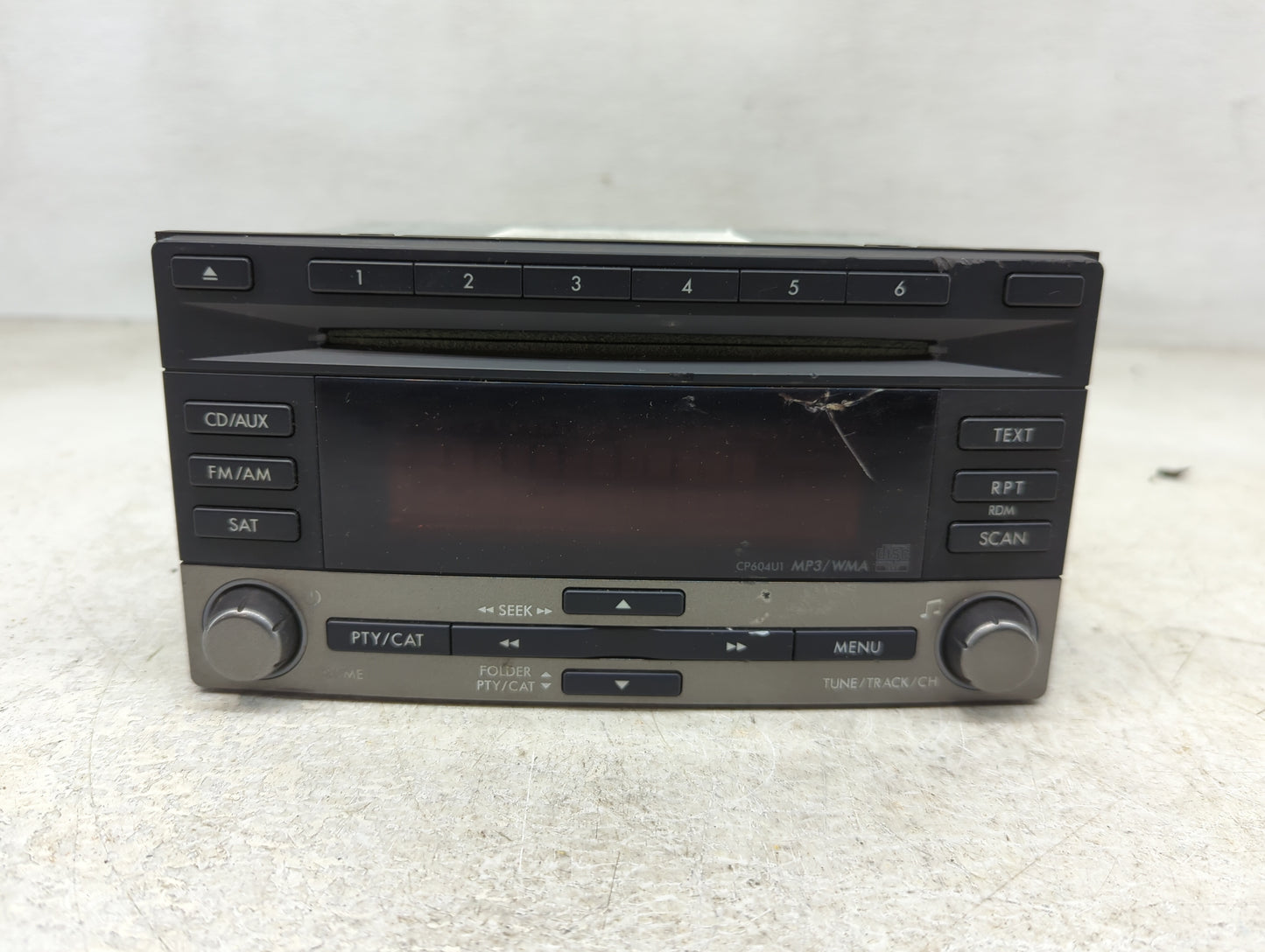 2012 Subaru Forester Radio AM FM Cd Player Receiver Replacement P/N:86201SC601 Fits OEM Used Auto Parts - Oemusedautoparts1.