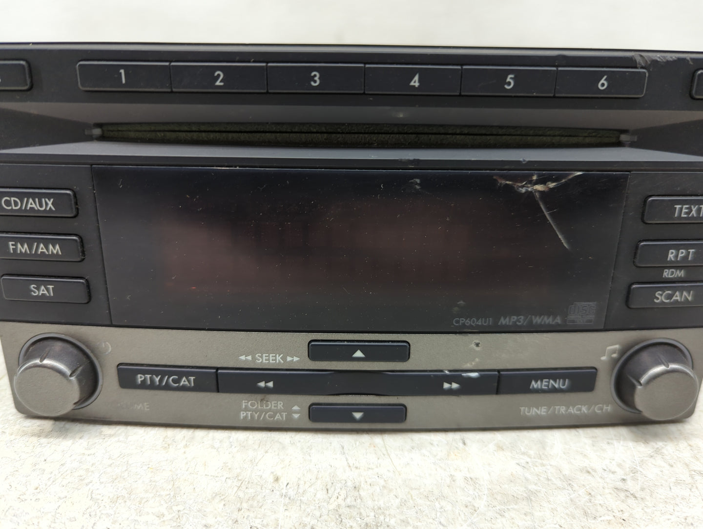 2012 Subaru Forester Radio AM FM Cd Player Receiver Replacement P/N:86201SC601 Fits OEM Used Auto Parts - Oemusedautoparts1.