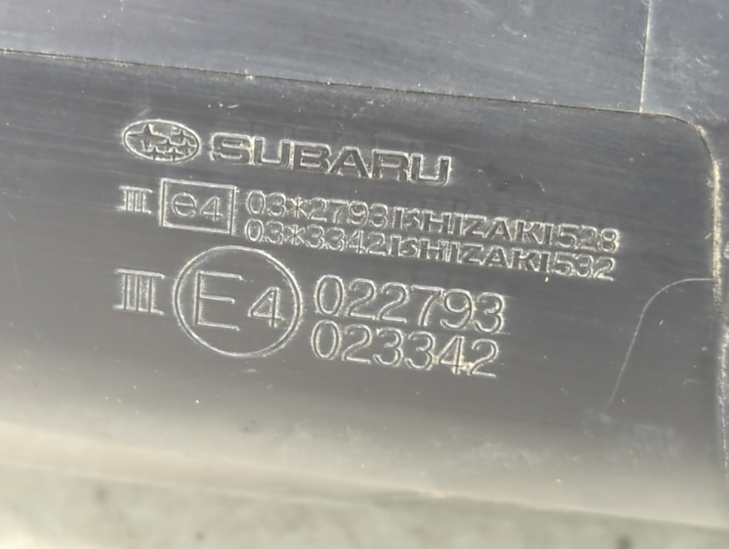 2012 Subaru Forester Driver Side View Mirror - Left Door Mirror OEM Used - Oemusedautoparts1.com
